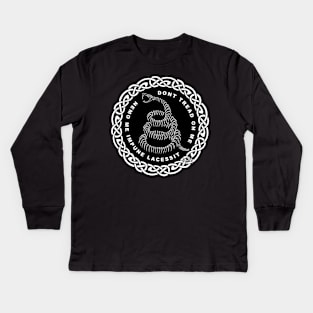 Skeletal Gadsden Kids Long Sleeve T-Shirt